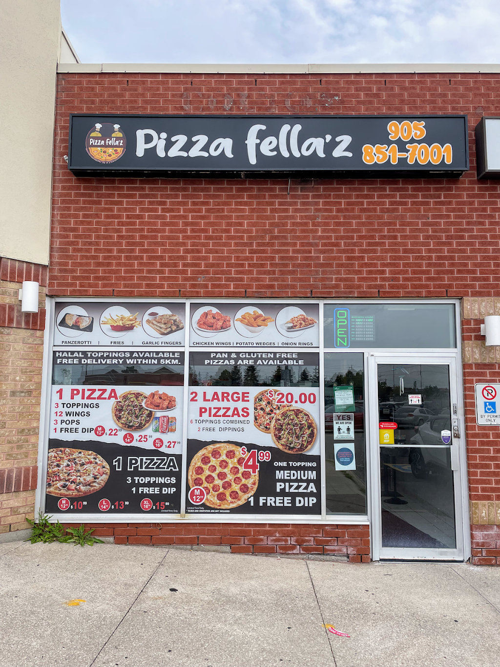 Pizza Fella’z | 8565 ON-27 Unit 8, Woodbridge, ON L4L 1A7, Canada | Phone: (905) 851-7001