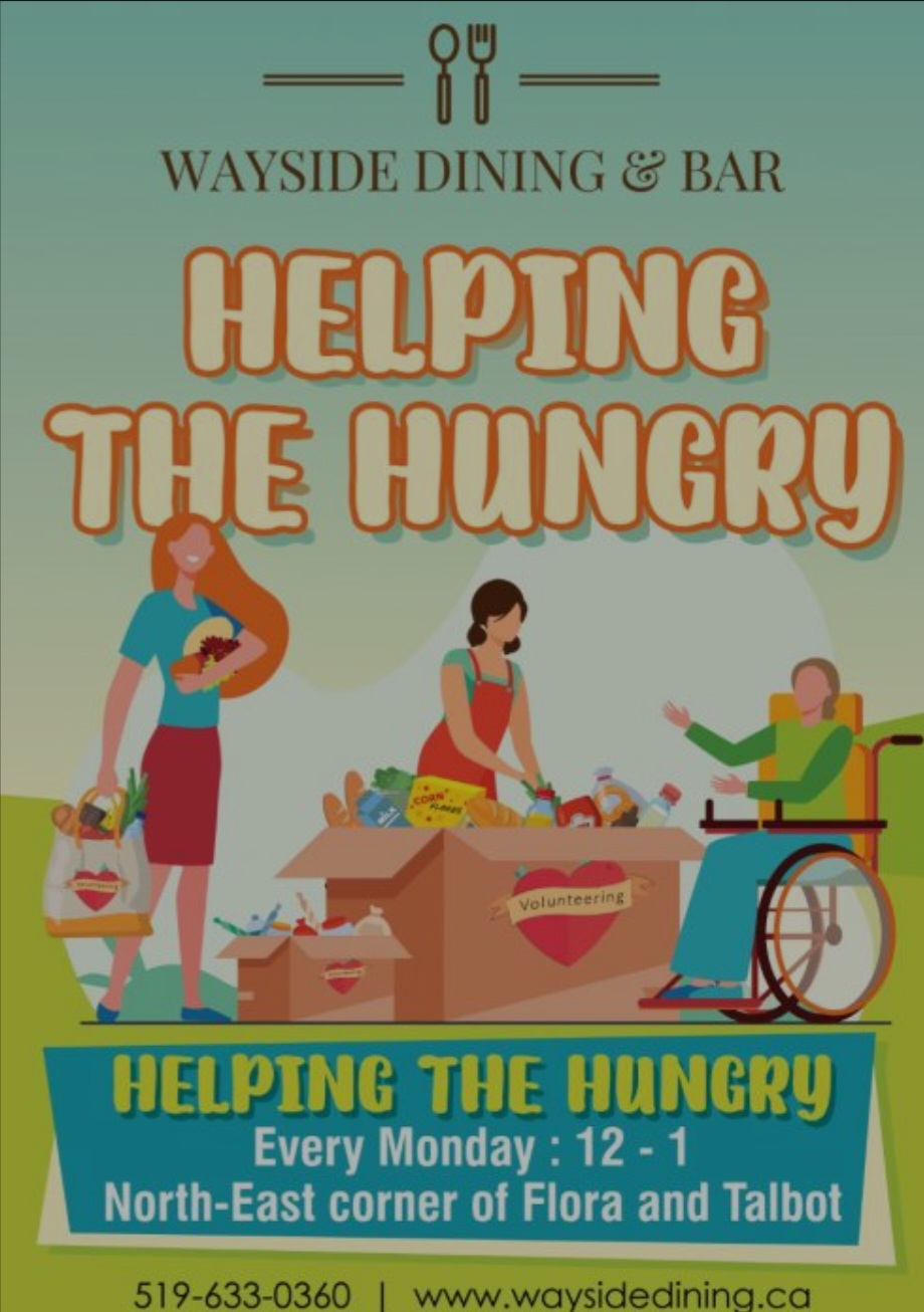 Feed The Hungry | 10680 Sunset Dr, Talbotville, ON N0L 2K0, Canada | Phone: (519) 615-0678