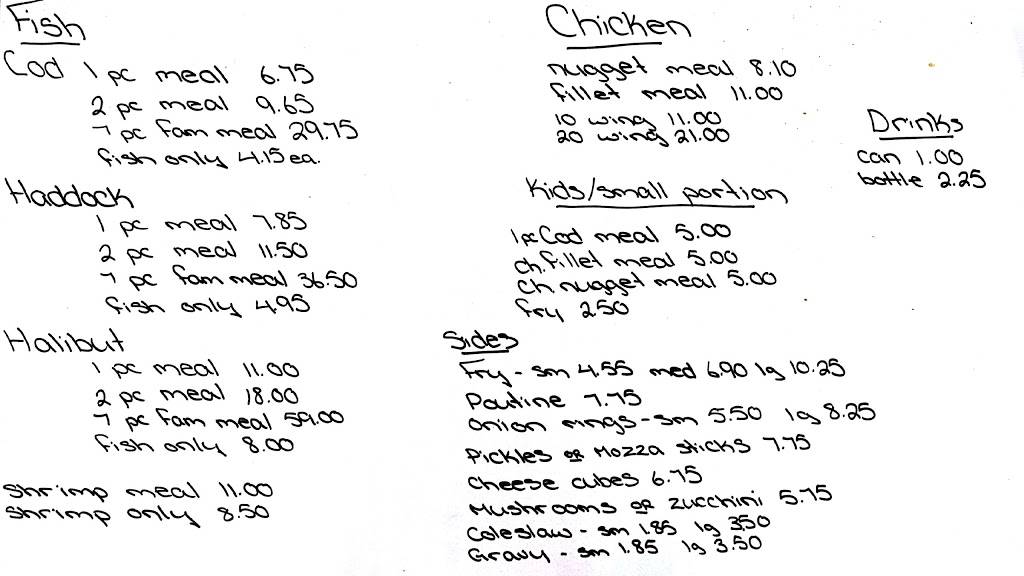 The Take Out Fish & Chips Strathroy | 352 High St E, Strathroy, ON N7G 2E8, Canada | Phone: (519) 245-3474