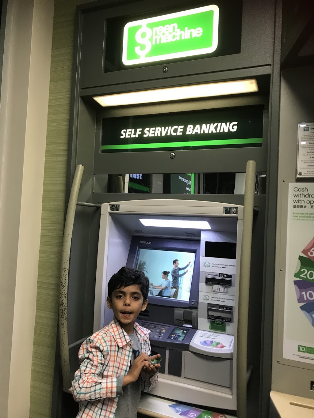 TD Canada Trust Branch and ATM | 10381 Bayview Ave, Richmond Hill, ON L4C 0R9, Canada | Phone: (905) 508-6627