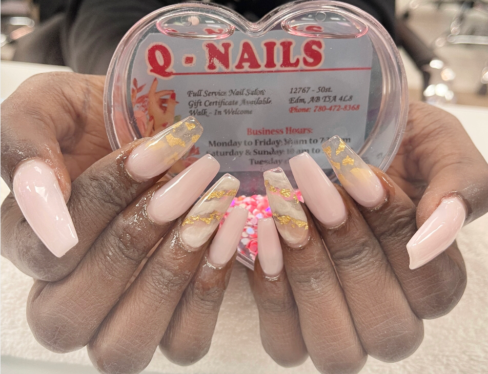 Q Nails | 12767 50 St NW, Edmonton, AB T5A 4L8, Canada | Phone: (780) 472-8368