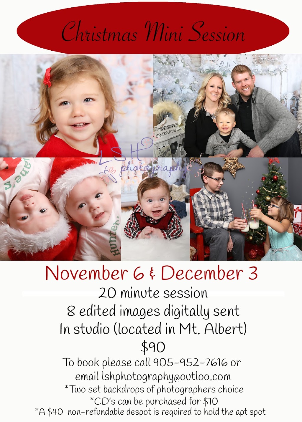 LSH PHOTOGRAPHY | 476 King St E, Mount Albert, ON L0G 1M0, Canada | Phone: (905) 952-7616