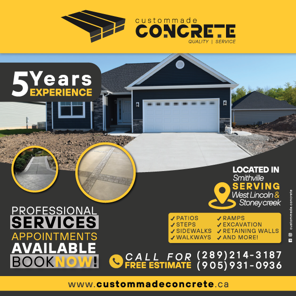CustomMade Concrete | 1977 Port Davidson Rd, Township Of West Lincoln, ON L0R 2A0, Canada | Phone: (905) 931-0936