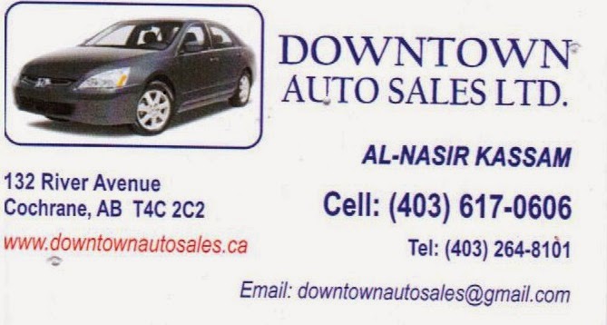 Downtown Auto Sales Ltd | 132 River Ave, Cochrane, AB T4C 4C2, Canada | Phone: (403) 264-8101
