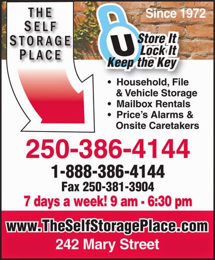 The Self Storage Place | 242 Mary St, Victoria, BC V9A 3V9, Canada | Phone: (250) 386-4144