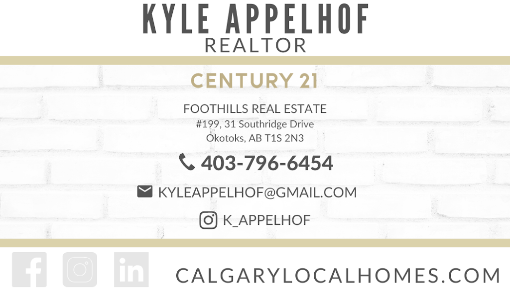 KYLE APPELHOF | REAL ESTATE PROFESSIONAL | 16 Evergreen Gardens SW, Calgary, AB T2Y 2V9, Canada | Phone: (403) 796-6454
