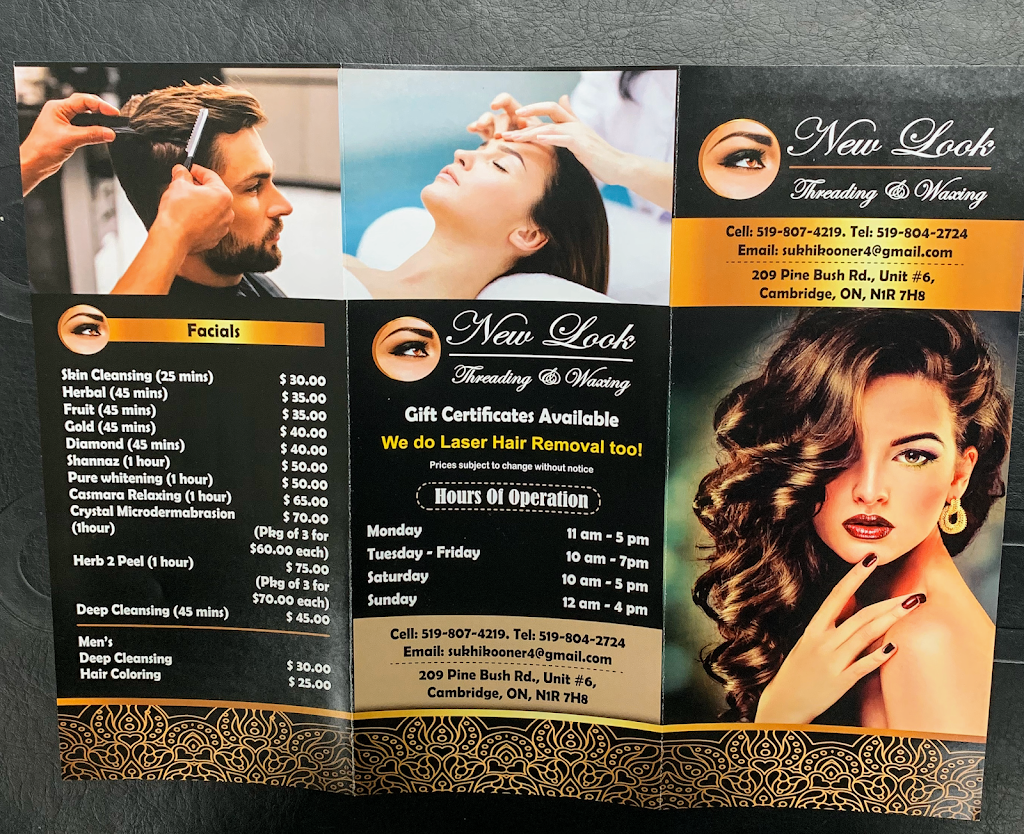 Newlook threading & waxing & Laser Hair Removal | hair care | 209 Pinebush Rd Unit#6, Cambridge, ON N1R 7H8, Canada | 5198042724 OR +1 519-804-2724