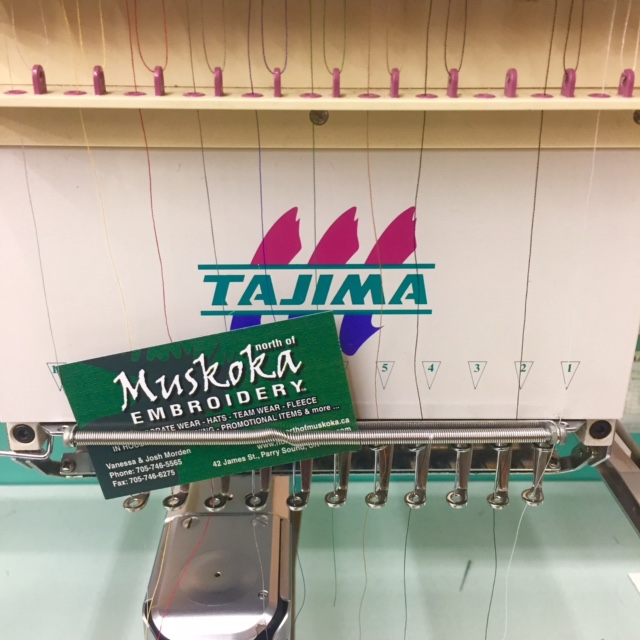 North Of Muskoka Embroidery | 2 Bowes St, Parry Sound, ON P2A 2K6, Canada | Phone: (705) 746-5565