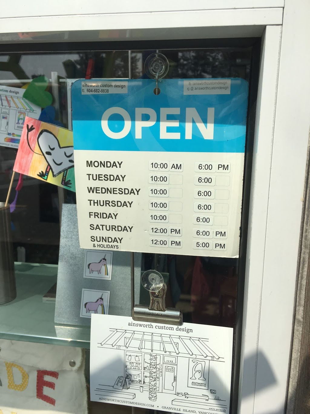 Ainsworth Custom Design | 1243 Cartwright St, Vancouver, BC V6H 4B7, Canada | Phone: (604) 682-8838