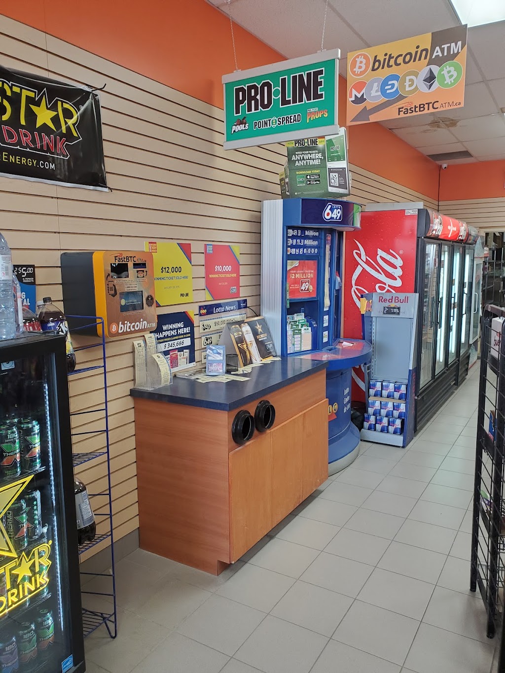 FastBTC Bitcoin ATM - Franks Convenience | 450 Holland St W, Bradford, ON L3Z 2A4, Canada | Phone: (888) 832-1282