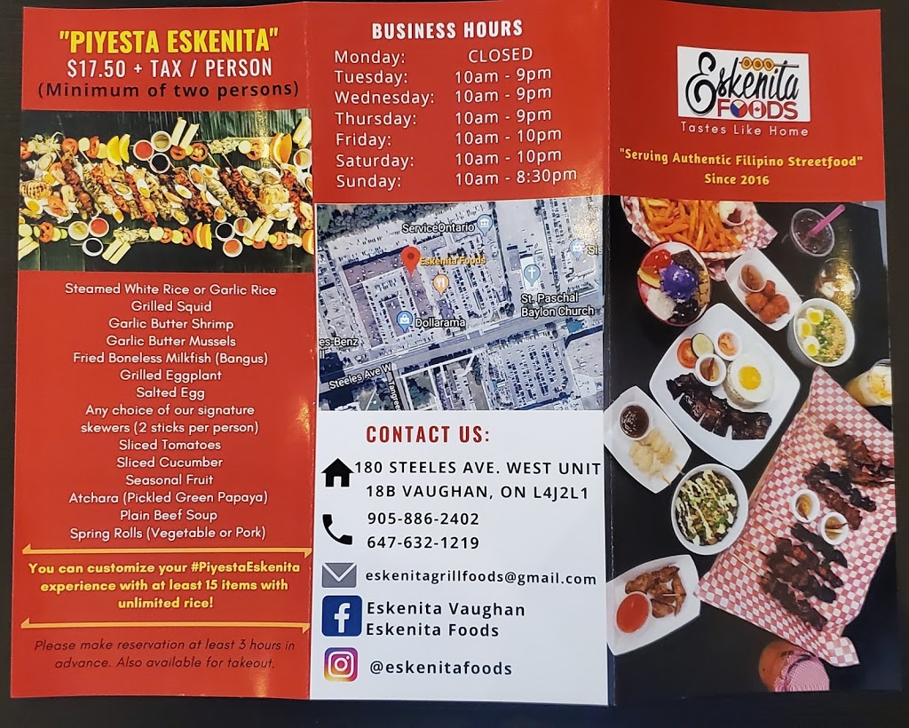 Eskenita Foods | 180 Steeles Ave W, Thornhill, ON L4J 2L1, Canada | Phone: (905) 886-2402