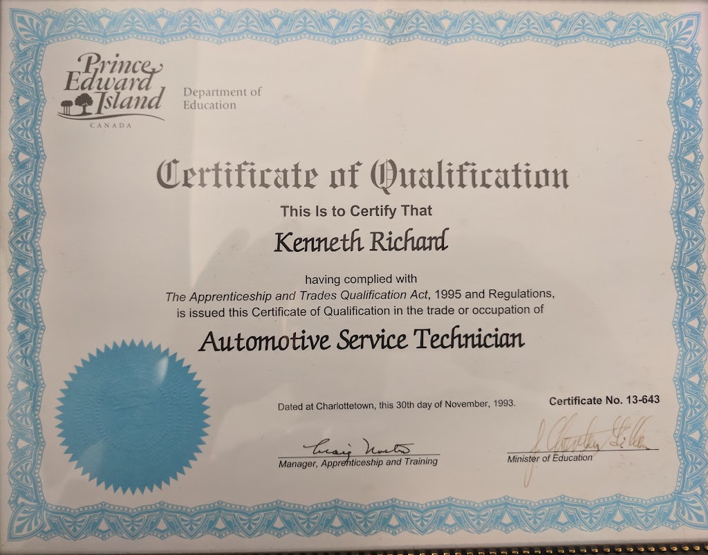 kens Auto | 20 Myrtle St, Stratford, PE C1B 2W2, Canada | Phone: (902) 367-4420