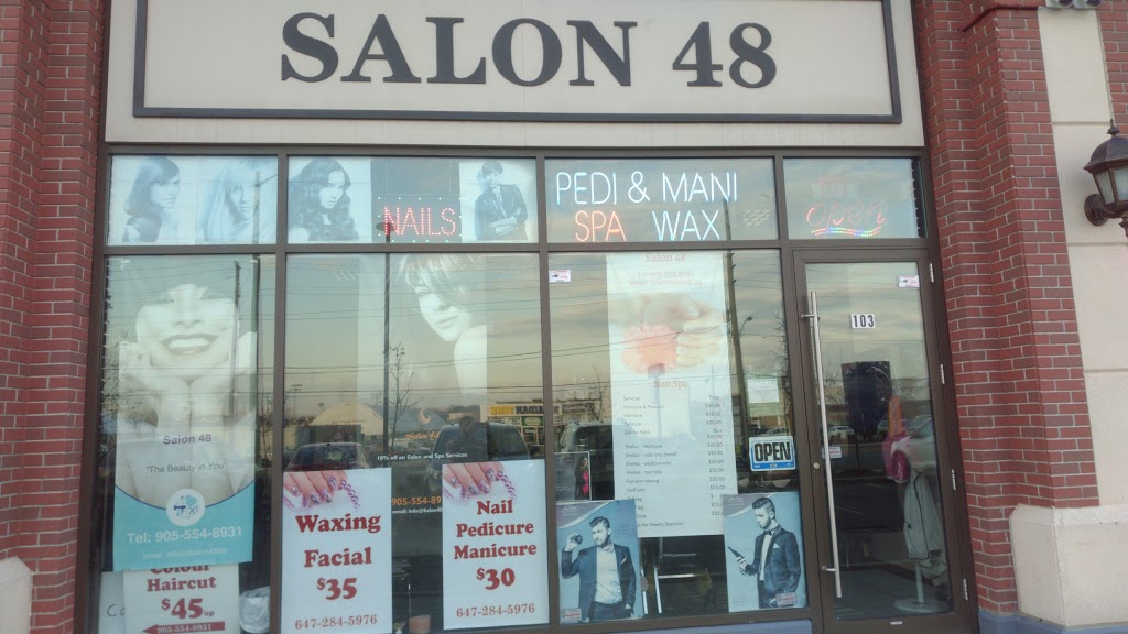 Salon 48 | 9500, ON-48, Markham, ON L3P 3J3, Canada | Phone: (905) 554-8931