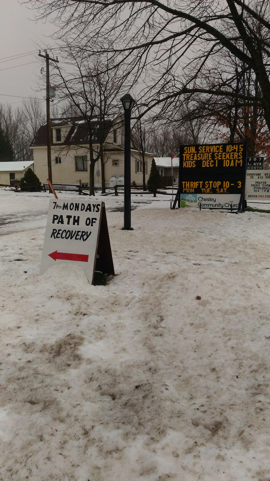 Chesley Community Church | 40 1st Ave N, Chesley, ON N0G 1L0, Canada | Phone: (519) 363-5709