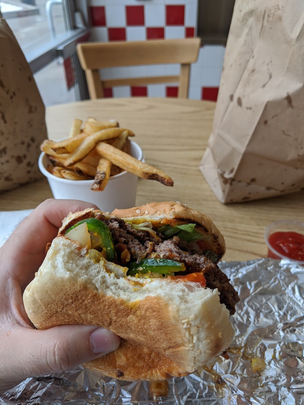 Five Guys | 3582 Major MacKenzie Dr W, Vaughan, ON L4H 3T6, Canada | Phone: (905) 303-2366