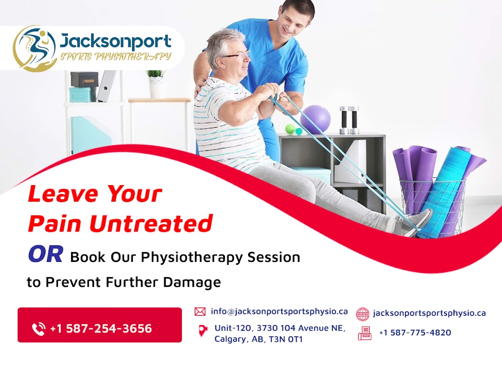 Jacksonport Sports Physiotherapy and Massage | 3730 104 Ave NE #120, Calgary, AB T3N 0T1, Canada | Phone: (587) 254-3656
