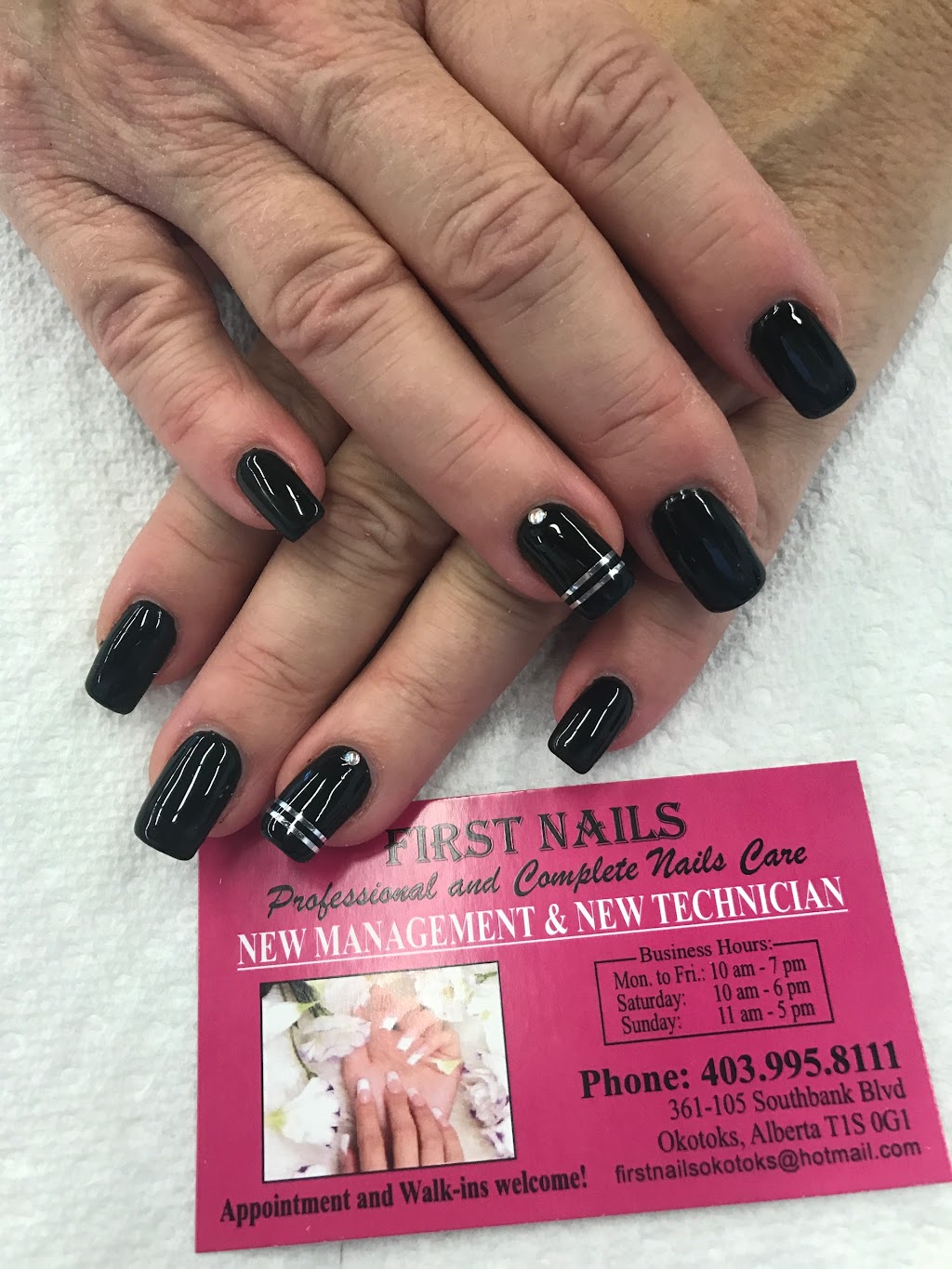 First Nails | 361-105 Southbank Blvd, Okotoks, AB T1S 0G1, Canada | Phone: (403) 995-8111
