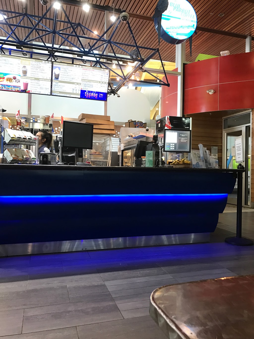 Blue Parrot Coffee | Hillcrest Centre, 4575 Clancy Loranger Way, Vancouver, BC V5Y 2M4, Canada | Phone: (604) 879-3301