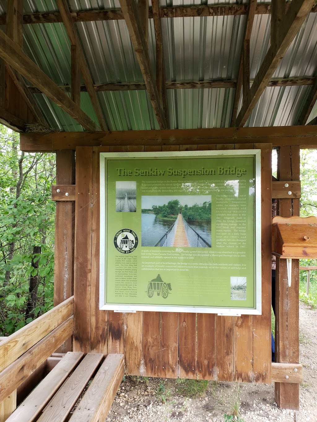 Swinging bridge | 13079 B 345, Saint Malo, MB R0A 1T0, Canada | Phone: (204) 427-2922