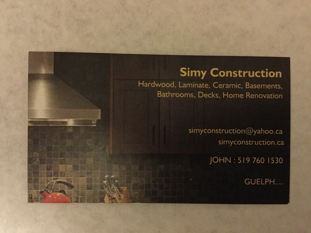 Simy Construction | 52 Kipling Ave, Guelph, ON N1H 8C1, Canada | Phone: (519) 760-1530