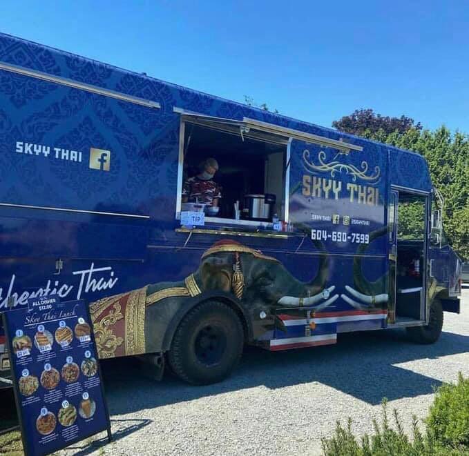 Skyy Thai Food Truck | 5802 River Rd Unit.B, Delta, BC V4K 1S9, Canada | Phone: (604) 690-7599