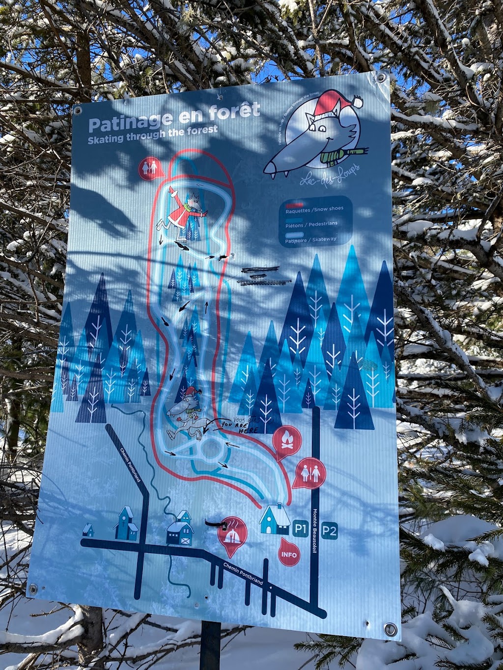 Patinage en forêt | 9 Mnt Beausoleil, Lac-des-Loups, QC J0X 3K0, Canada | Phone: (819) 456-1444