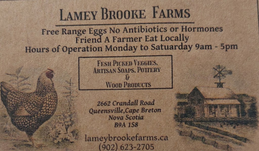 Lamey Brooke Farms | 2662 Crandall Rd, Queensville, NS B9A 1S8, Canada | Phone: (902) 623-2705
