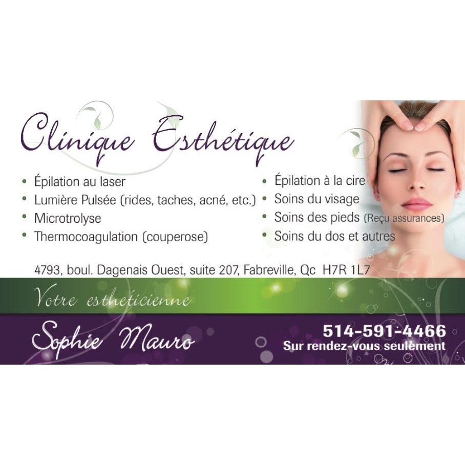 Microtrolyse Électrolyse Esthétique Sophie Mauro | 207-4793 Boulevard Dagenais O, Laval, QC H7R 4K2, Canada | Phone: (514) 591-4466
