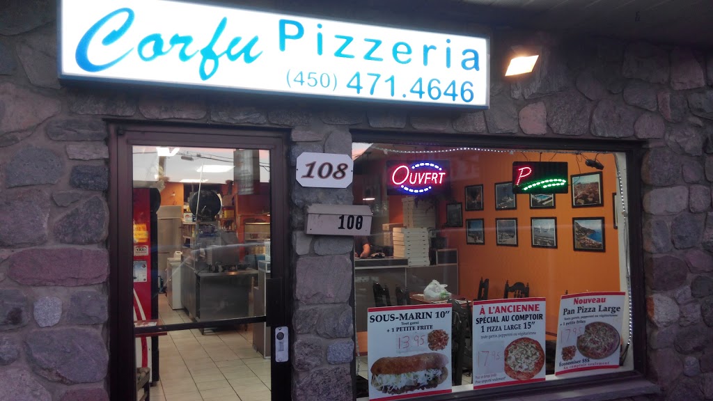 Corfu Pizzeria | 100 Rue Saint-Louis, Terrebonne, QC J6W 1H3, Canada | Phone: (450) 471-4646