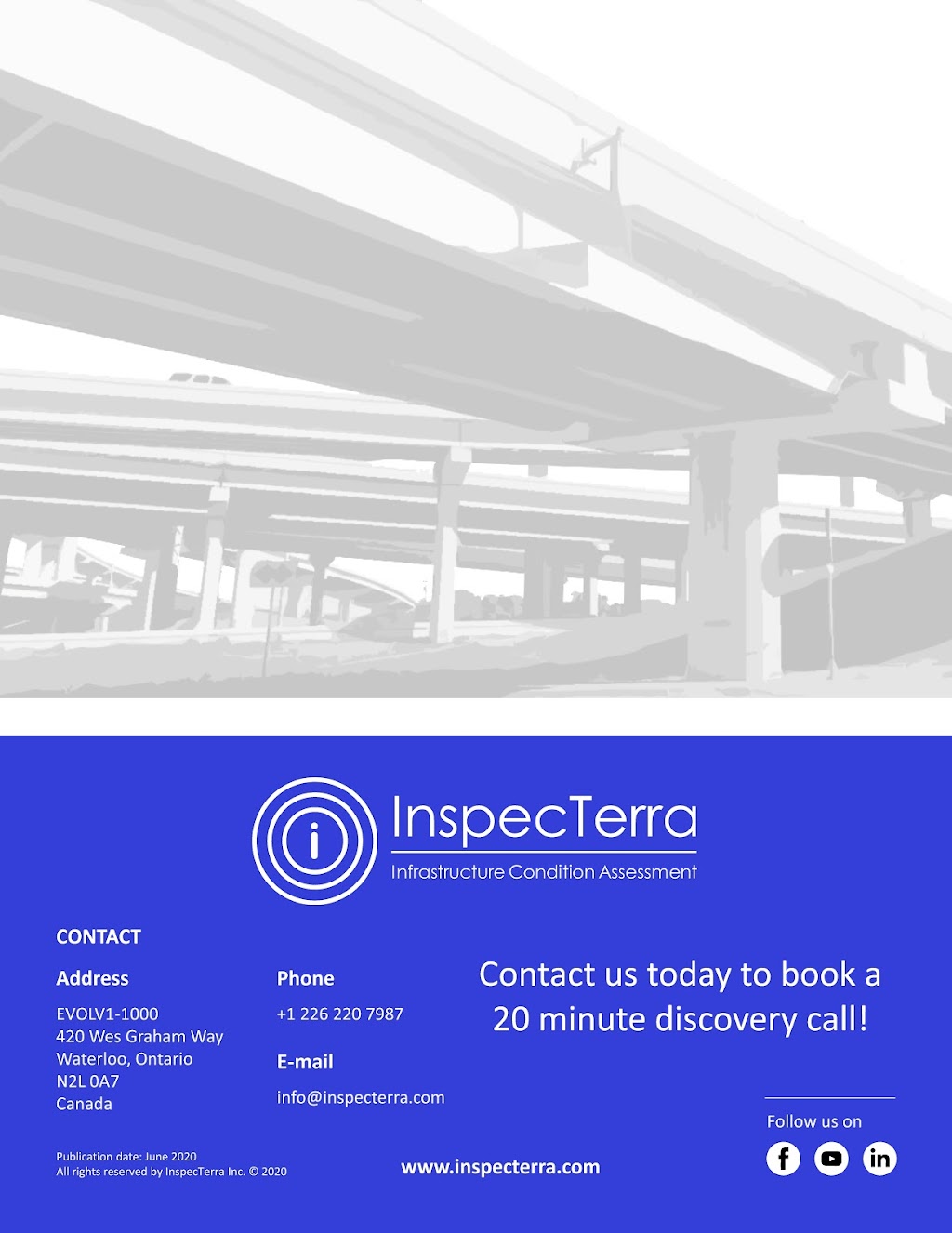 InspecTerra Inc. | 420 Wes Graham Way EVOLV1-1000, Waterloo, ON N2L 0A7, Canada | Phone: (226) 220-7987