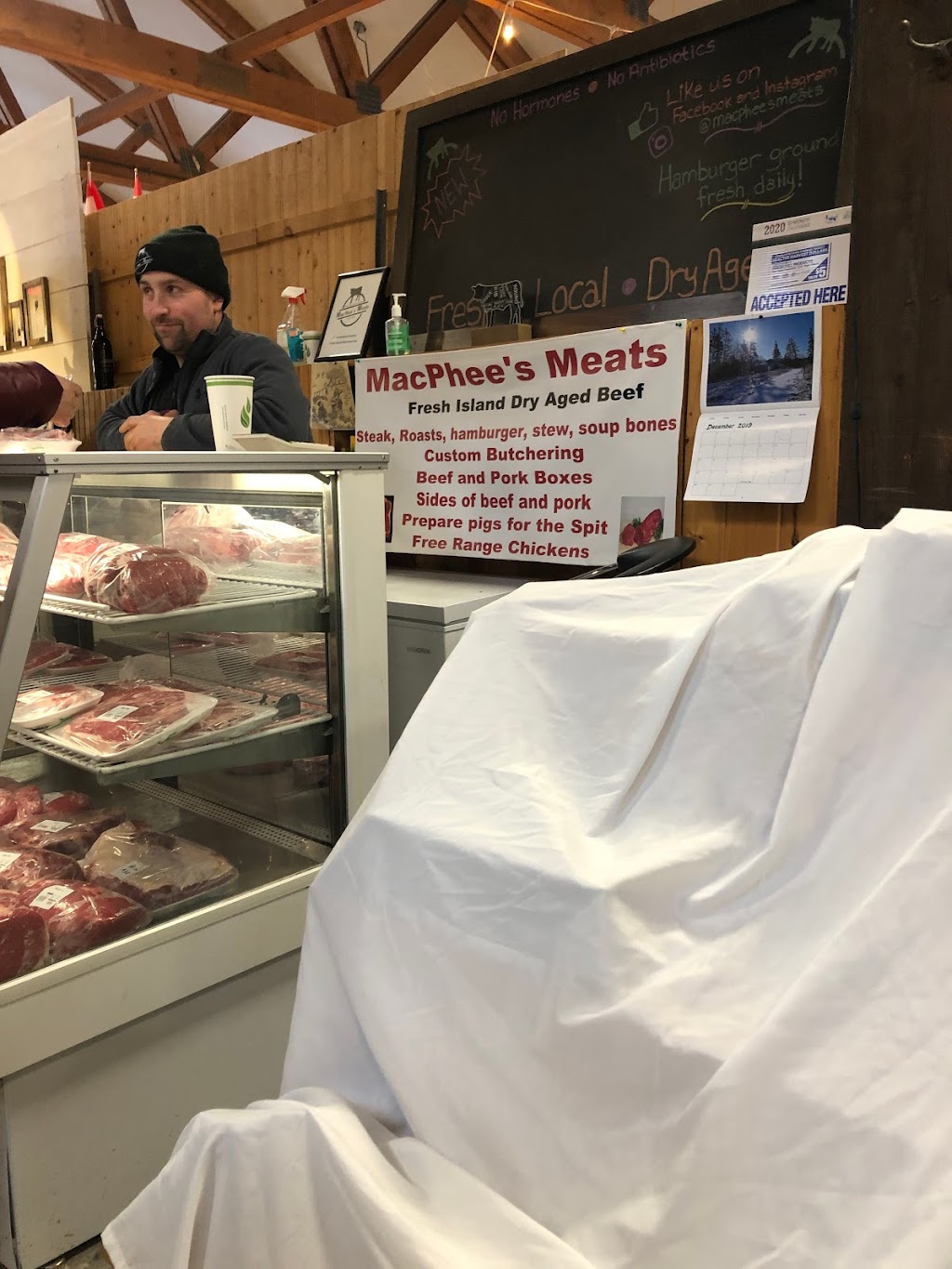 MacPhee Meats | 1172 Dog River Rd, PE-27, Clyde River, PE C0A 1H3, Canada | Phone: (902) 566-3033