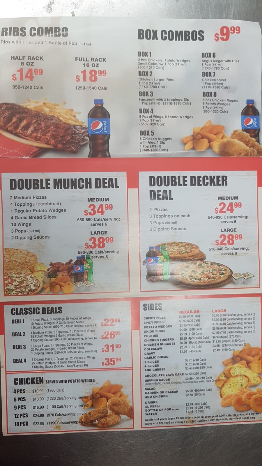 Double Double Pizza & Chicken | restaurant | 332 Wharncliffe Rd N, London, ON N6G 1E1, Canada | 5194730000 OR +1 519-473-0000