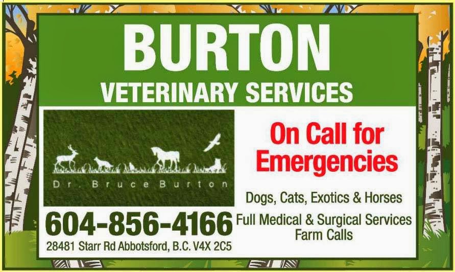 Burton Veterinary Services | 28481 Starr Rd, Abbotsford, BC V4X 2C5, Canada | Phone: (604) 856-4166