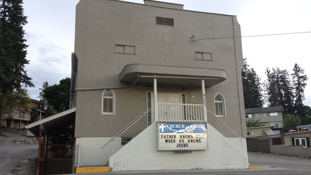 Vernon Church of Christ | 4107 Pleasant Valley Rd, Vernon, BC V1T 4M1, Canada | Phone: (250) 545-6892
