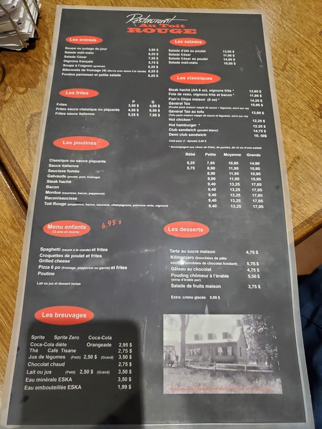 Restaurant Au Toit Rouge | 12025 Boul. Henri-Bourassa, Québec, QC G1G 3Y2, Canada | Phone: (418) 627-3545