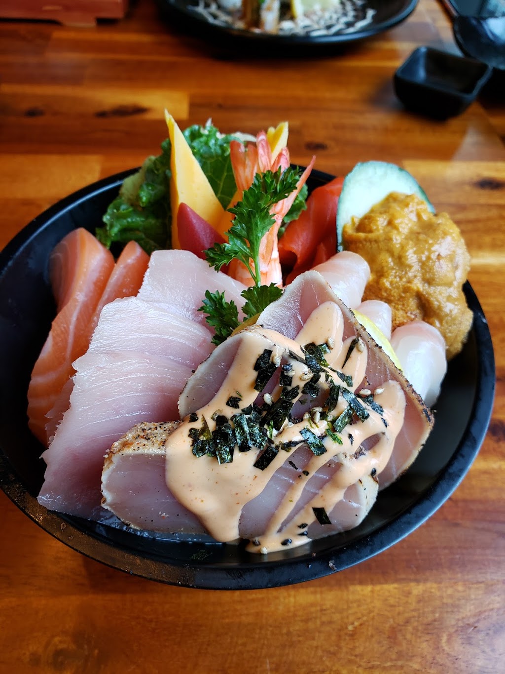 Sushi Mura River District | 3545 Sawmill Crescent, Vancouver, BC V5S 0E3, Canada | Phone: (604) 620-7894