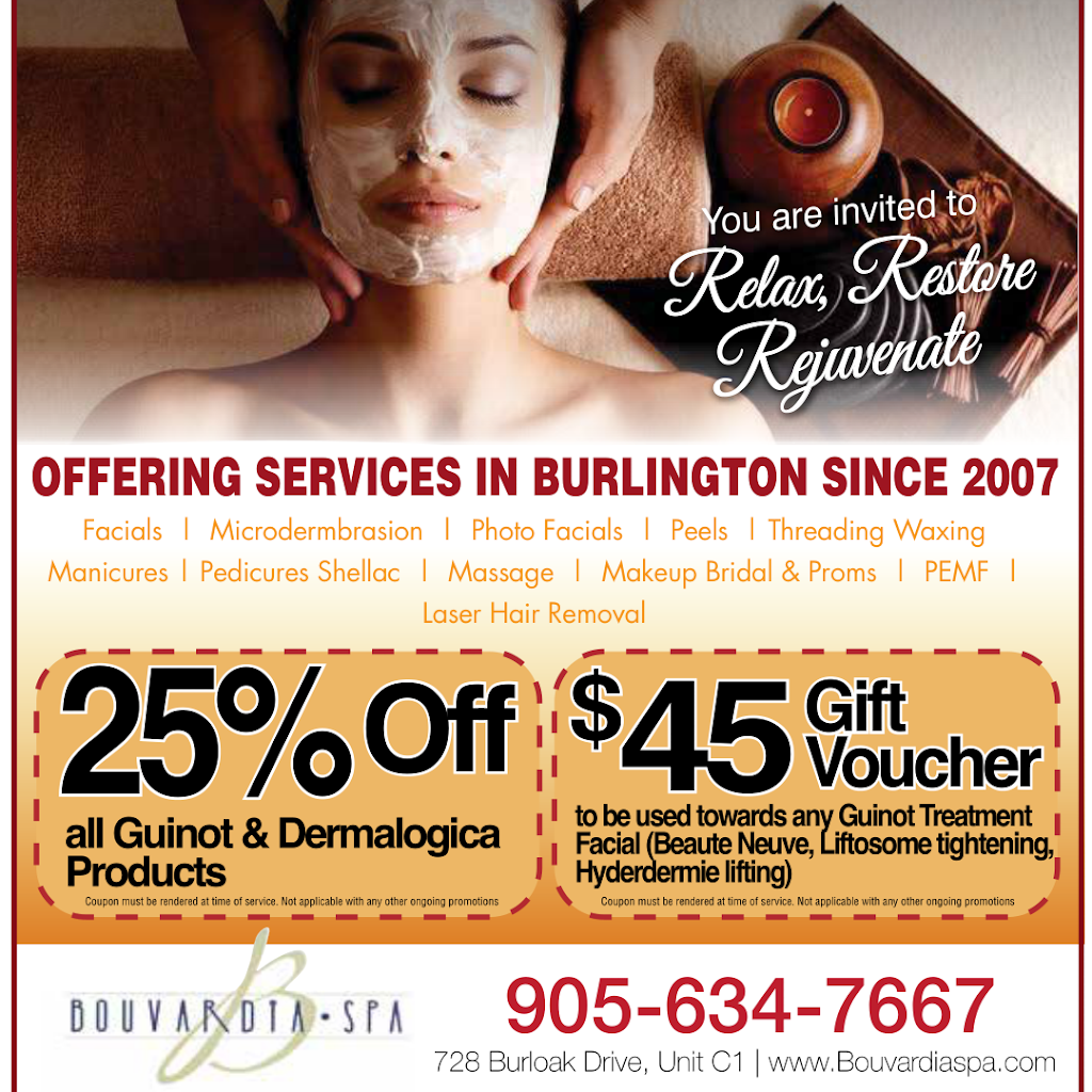 Bouvardia Spa | 728 Burloak Dr, Burlington, ON L7L 0B1, Canada | Phone: (905) 634-7667