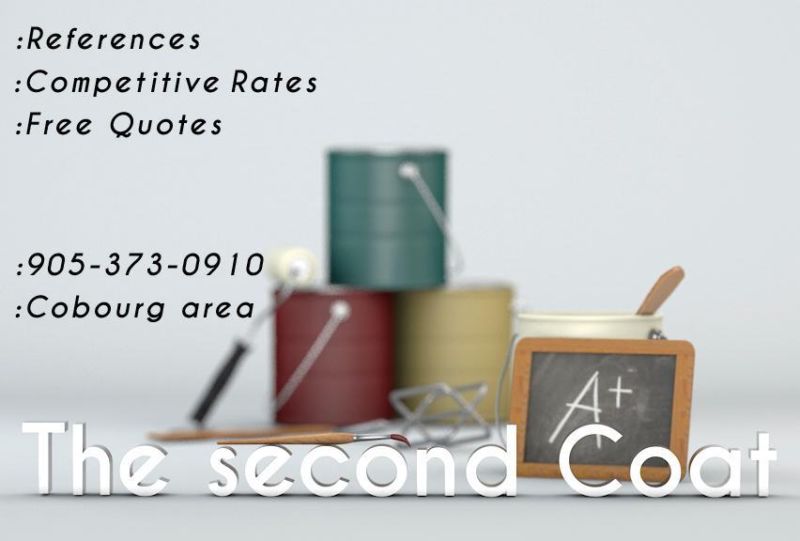 The Second Coat | 131 Sutherland Crescent, Cobourg, ON K9A 5L6, Canada | Phone: (289) 251-7125