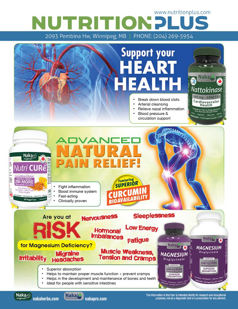 Nutrition Plus | 2093 Pembina Hwy, Winnipeg, MB R3T 5L1, Canada | Phone: (204) 269-5954