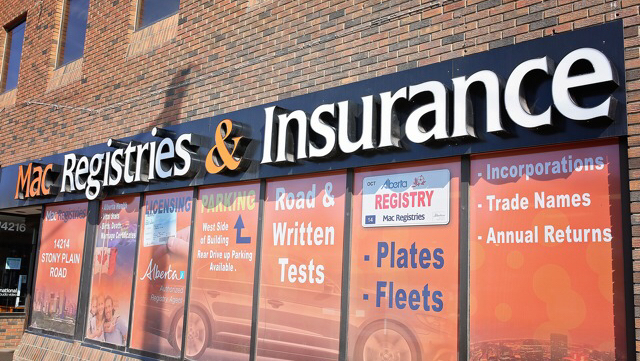 Mac Insurance & Registry | 14214 Stony Plain Rd, Edmonton, AB T5N 3R3, Canada | Phone: (780) 705-1113