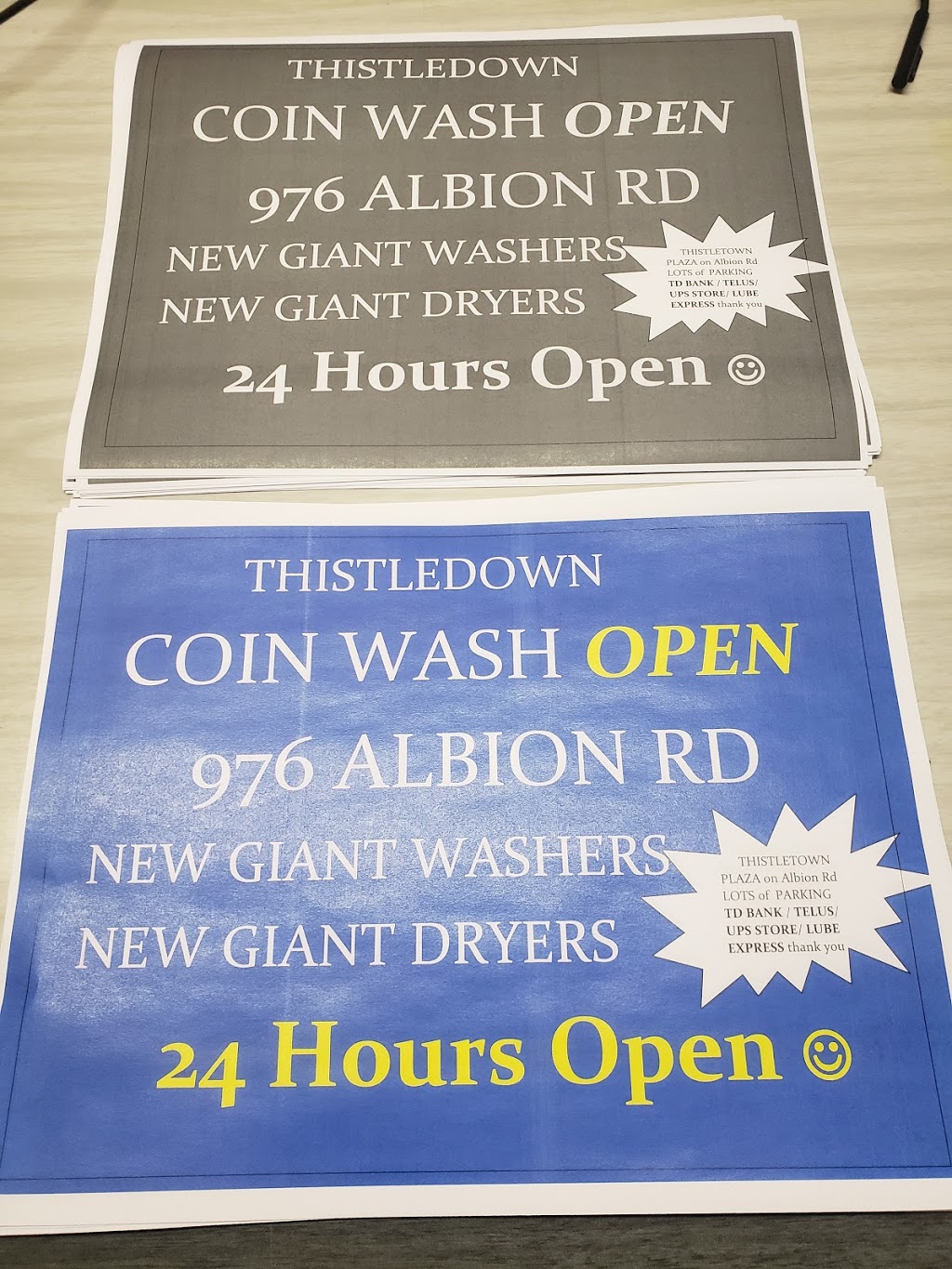 Thistledown Coin Wash | 976 Albion Rd, Etobicoke, ON M9V 1A7, Canada | Phone: (416) 817-3583