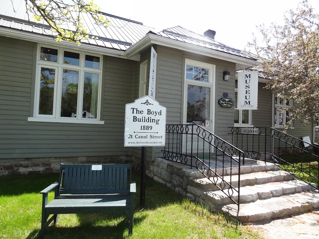Boyd Heritage Museum | 21 Canal St E, Bobcaygeon, ON K0M 1A0, Canada | Phone: (705) 738-9482