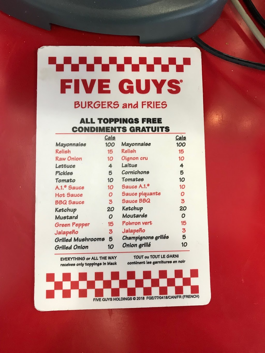 Five Guys | 3582 Major MacKenzie Dr W, Vaughan, ON L4H 3T6, Canada | Phone: (905) 303-2366