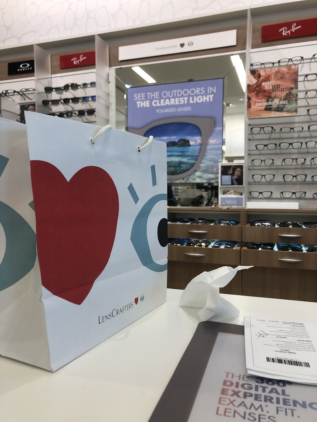 LensCrafters | One Promenade Cir #253A, Thornhill, ON L4J 4P8, Canada | Phone: (905) 731-0046