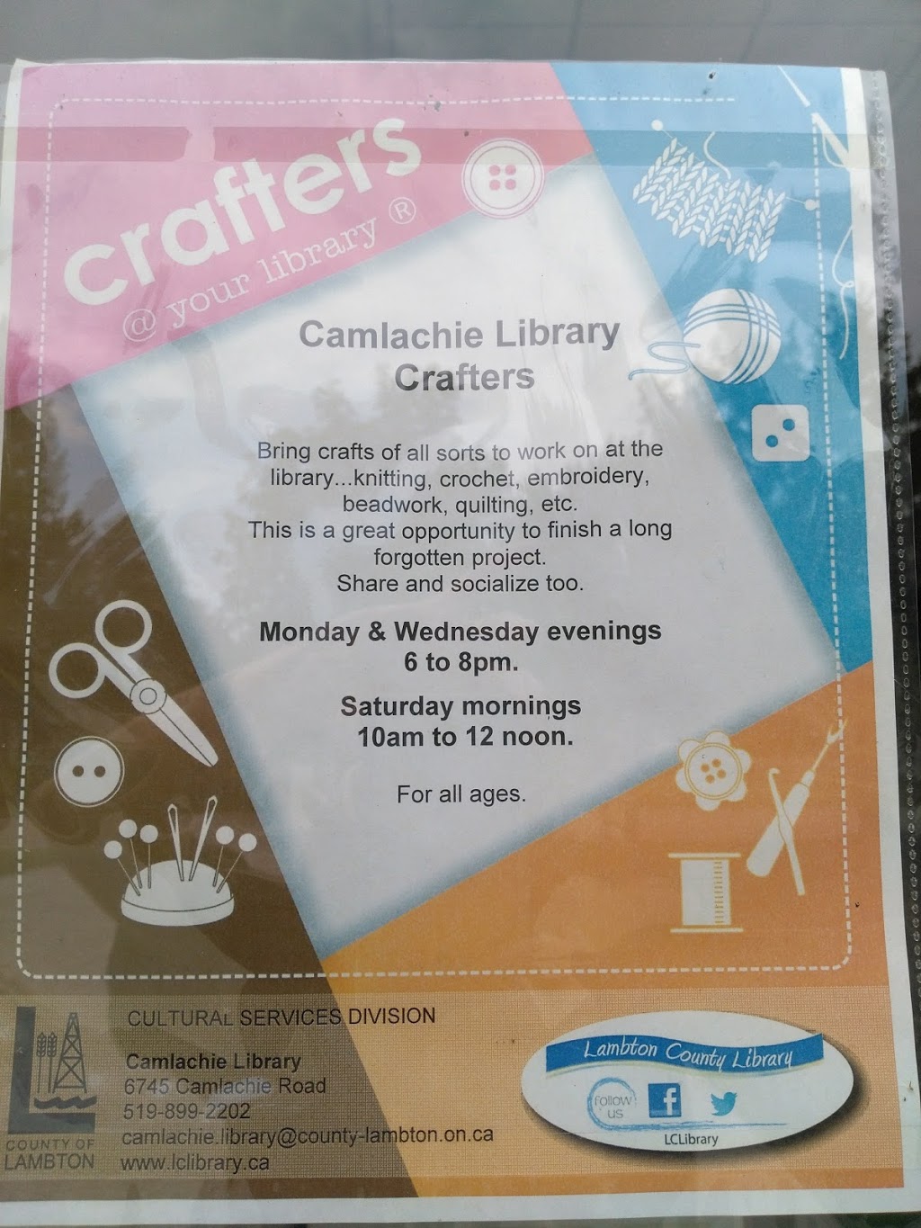 Camlachie Library | 6738-6798 Camlachie Rd, Camlachie, ON N0N 1E0, Canada | Phone: (519) 899-2202