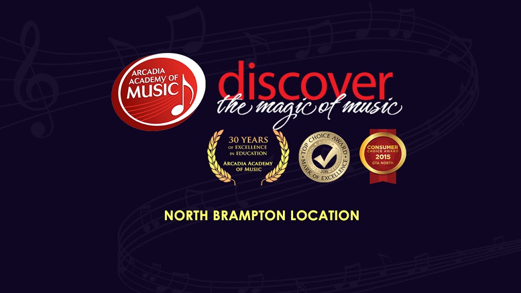 Arcadia Academy of Music | 9960 McVean Dr, Brampton, ON L6P 2S5, Canada | Phone: (905) 913-1265