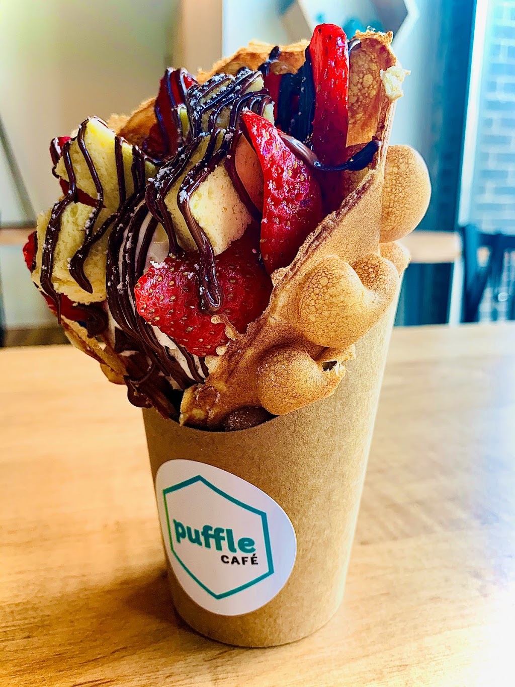 Puffle Cafe | 219 Silvercreek Pkwy N Unit 7, Guelph, ON N1H 7K4, Canada | Phone: (519) 265-2200