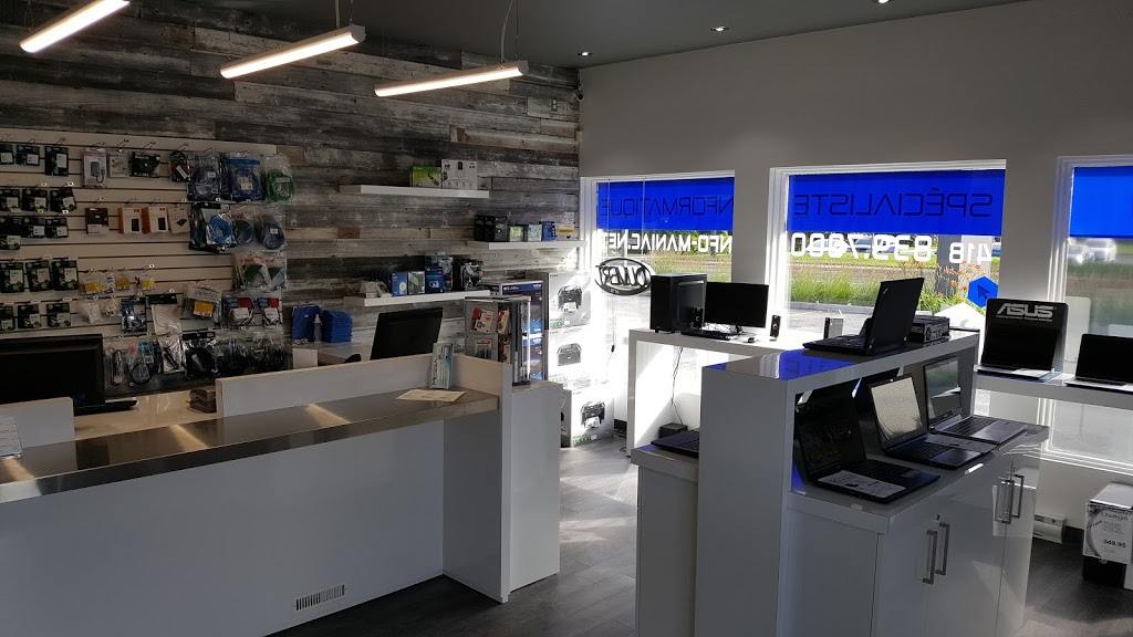 Info-Maniac | 848 Avenue Taniata local 116, Saint-Jean-Chrysostome, QC G6Z 2T6, Canada | Phone: (418) 839-7000