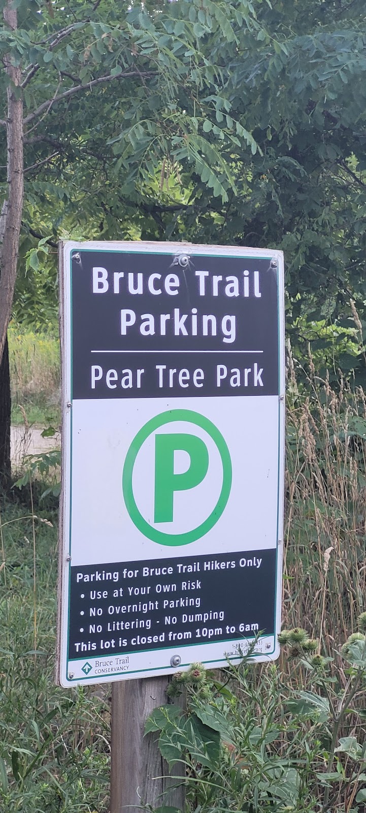 Pear Tree Park & Bruce Trail Parking | 7808 15 Side Rd, Acton, ON L7J 2M1, Canada | Phone: (800) 665-4453