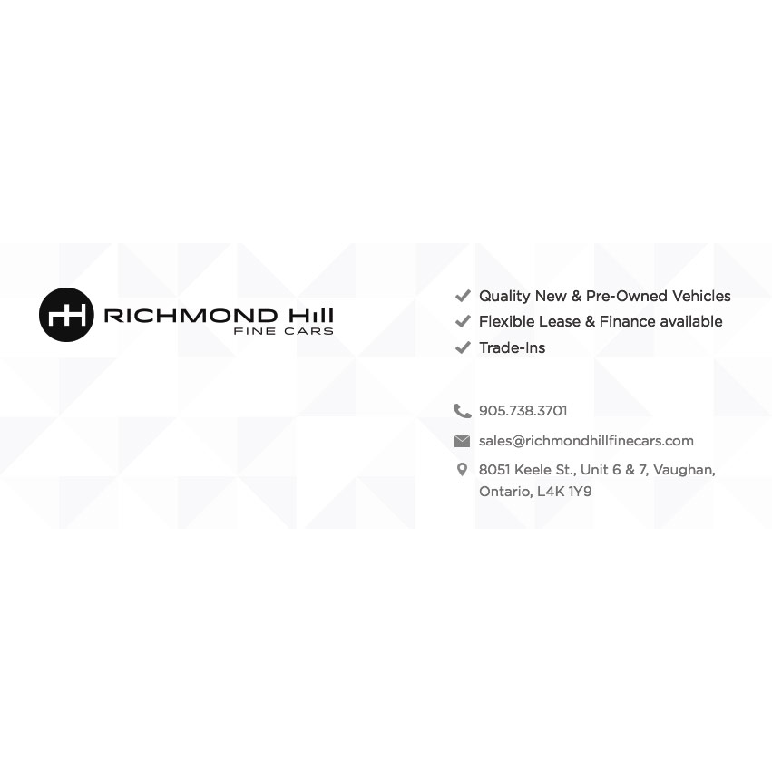 Richmond Hill Fine Cars | 8051 Keele St #6, Concord, ON L4K 1Y9, Canada | Phone: (905) 738-3701